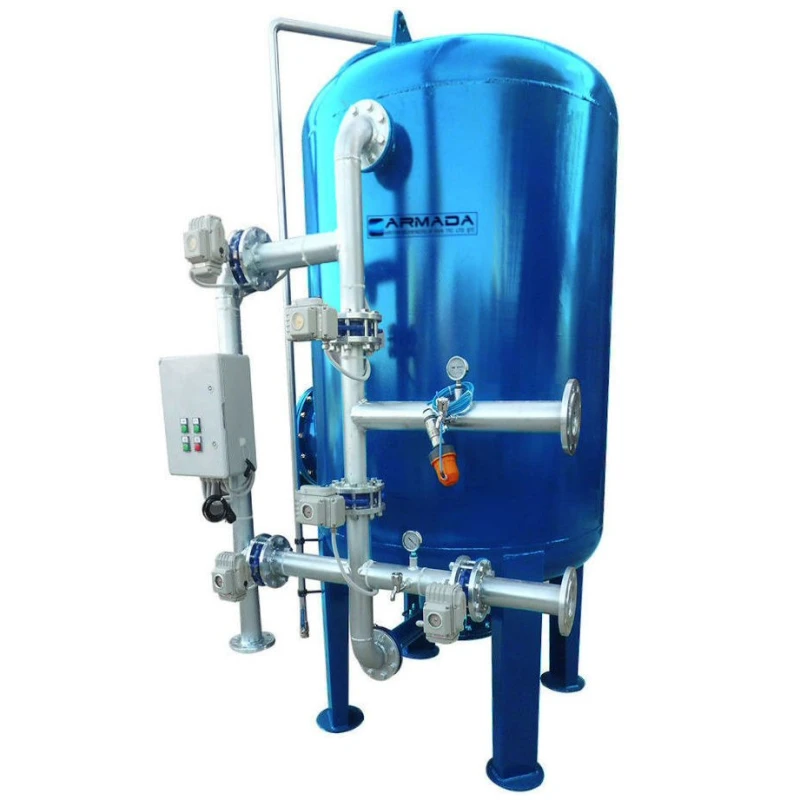 Epoksi Boyalı st-37 Tanklı Yüzey Borulamalı Aktif Karbon Filtre Sistemleri