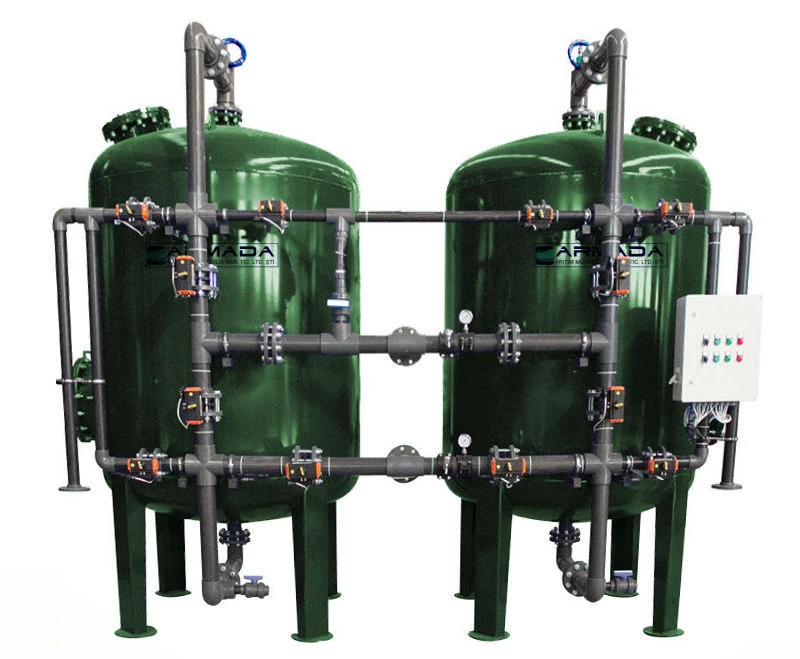 Epoksi Boyalı ST-37 Tanklı Yüzey Borulamalı Tandem Su Yumuşatma Sistemleri