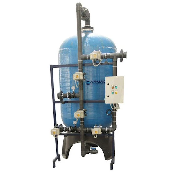 FRP Tanklı Yüzey Borulamalı Aktif Karbon Filtre Sistemleri